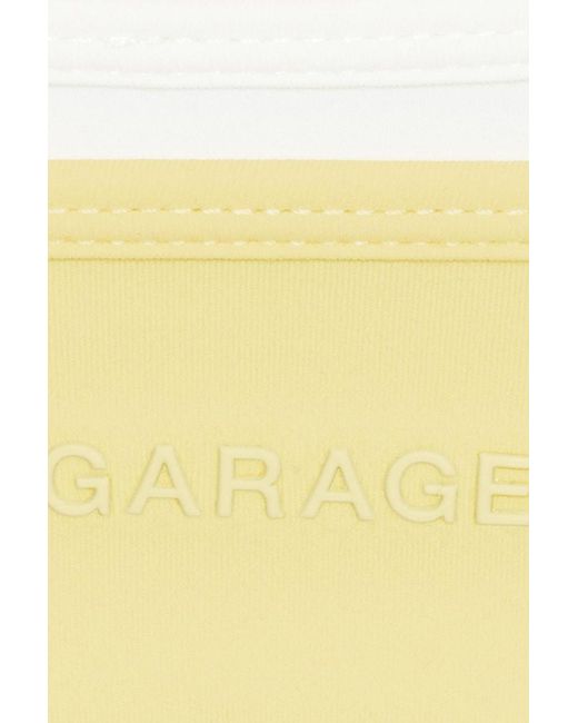 Garage Yellow Active Double Layer Bra