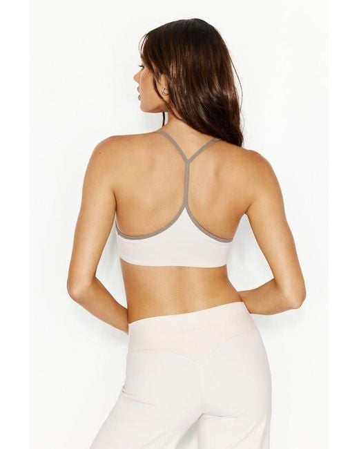 Garage White Active Y-Back Bra
