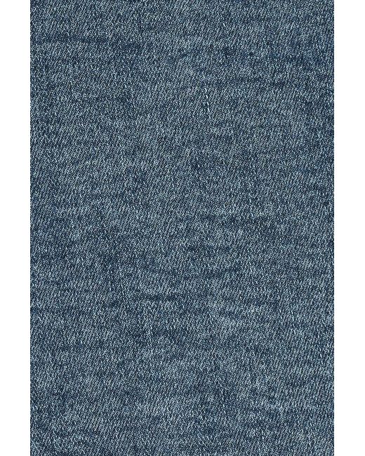 Garage Blue Denim Bustier Top