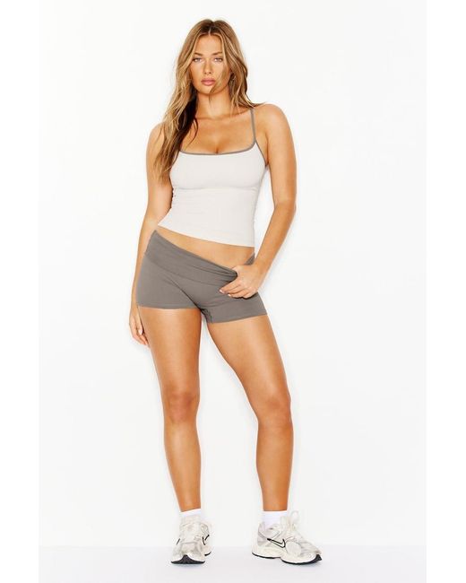 Garage White Sleek Scoop Cami Top