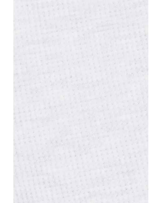 Garage White Waffle Shorts