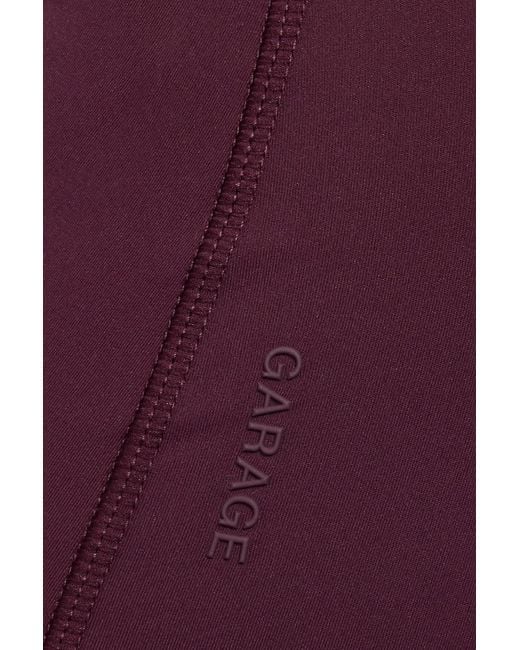 Garage Purple Double Layer Romper