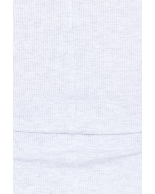 Garage Blue Snatchrib Scoop Neck Longsleeve Top