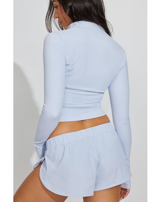 Garage Blue Active Double Zip Jacket
