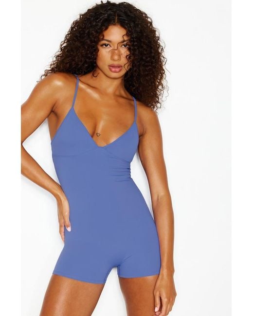Garage Blue Active Cami Romper