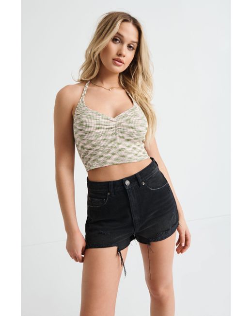 Garage Denim Festival Short in Black | Lyst