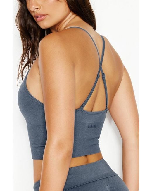 Garage Blue Active Seamless V-Neck Cami Top