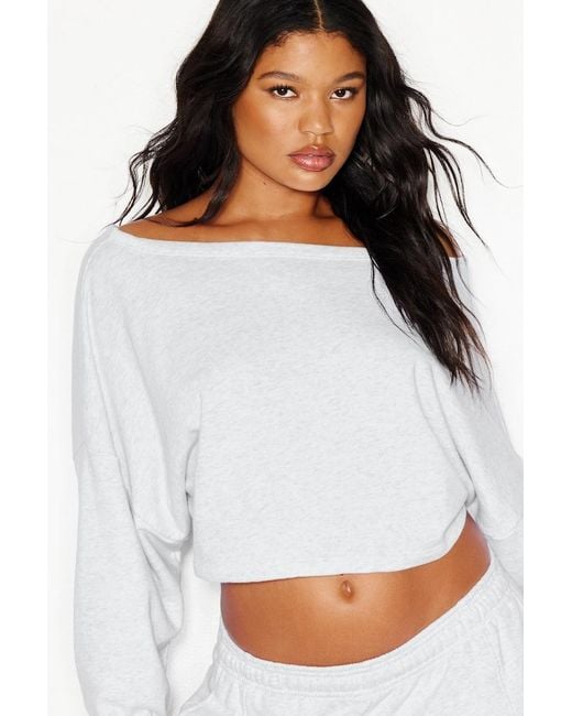 Garage White Softterry Dancer Off-Shoulder Top