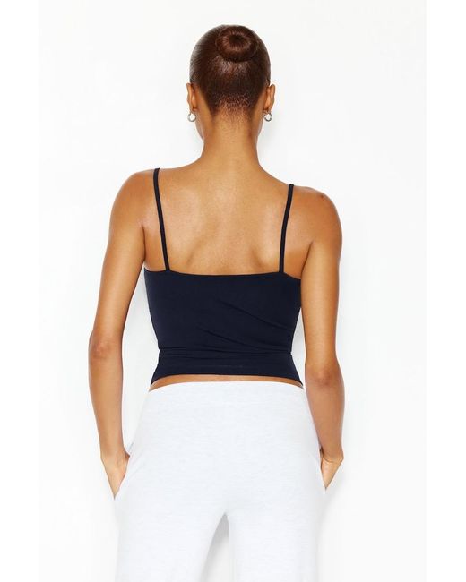 Garage White Sleek Scoop Cami Top