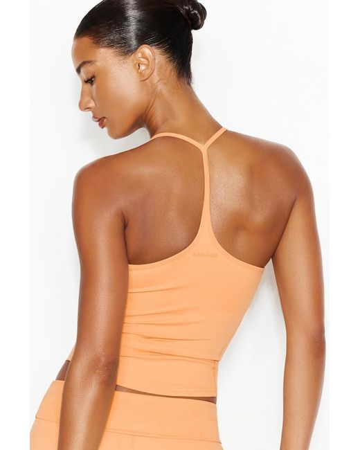 Garage Orange Active Y-Back Tank Top