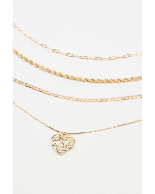 Garage Natural Set Of 4 Classic Heart Chains