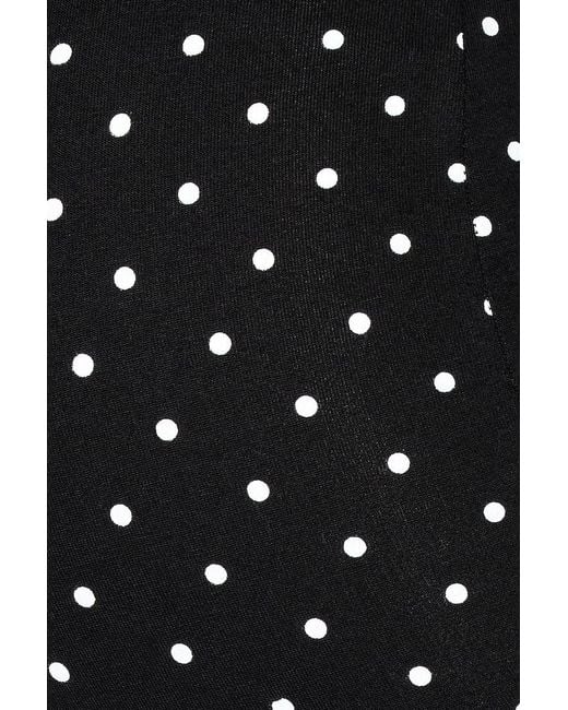 Garage Black Stretchterry Capri Pants