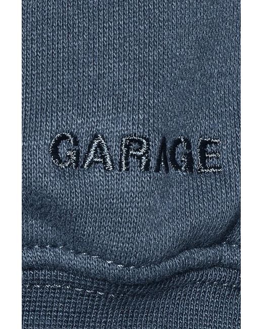 Garage Blue Ultrafleece Cotton Zip Hoodie