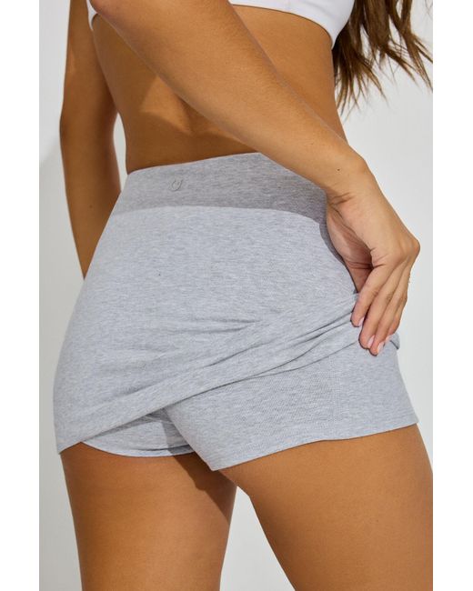 Garage Blue Soft Cotton Skort