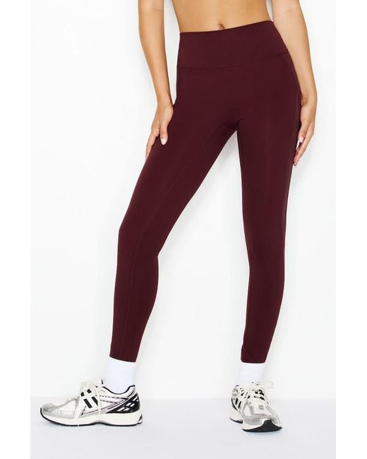 Garage Red Active Mesh Leggings