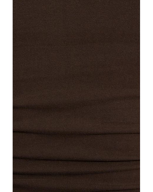 Garage Blue Supersoft Crewneck Cropped T-Shirt