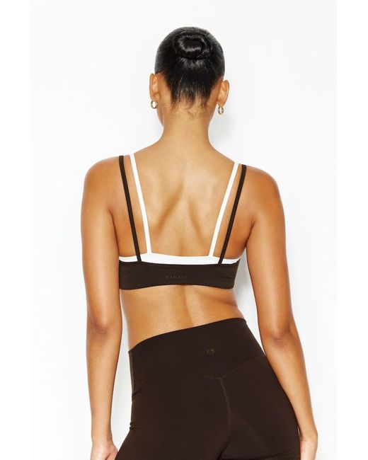 Garage Brown Active Double Layer Bra