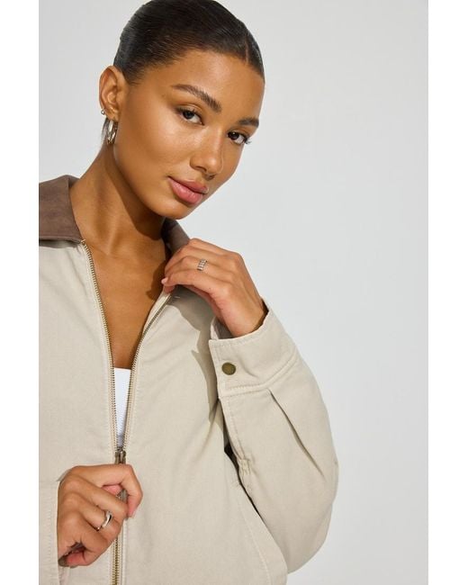 Garage Multicolor Twill Worker Jacket