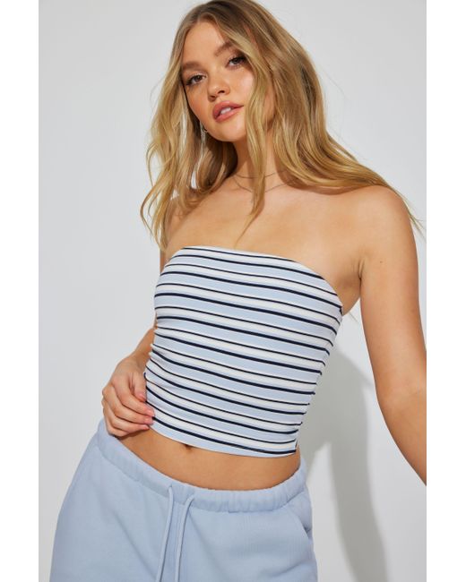 Garage Blue Tasia Tube Top