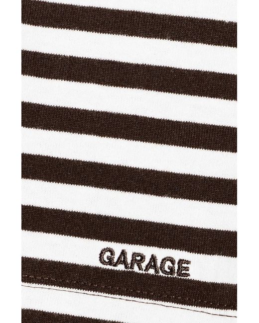Garage Black Fluid Crewneck T-Shirt