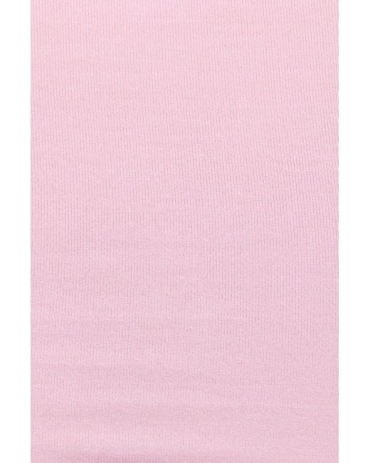 Garage Pink Smooth Off Shoulder T-Shirt