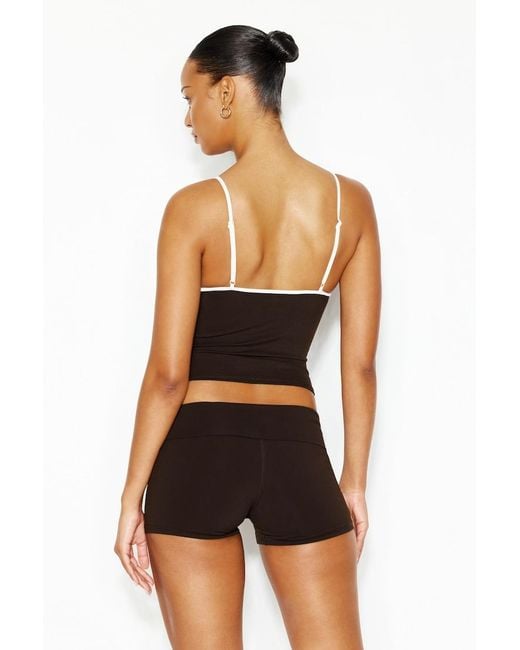 Garage Black Active Plunge Cami Top