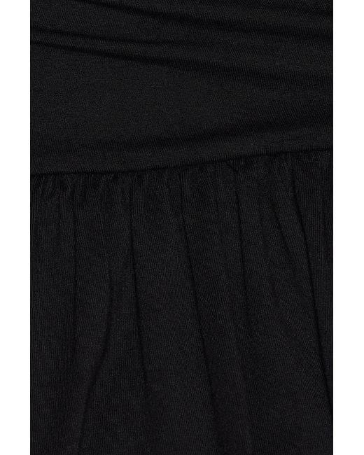 Garage Black Sweetheart Neckline Mini Dress