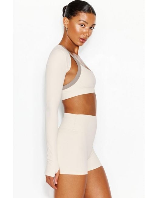 Garage White Active Shrug