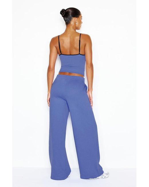 Garage Blue Ultrafleece Wide Leg Sweatpants