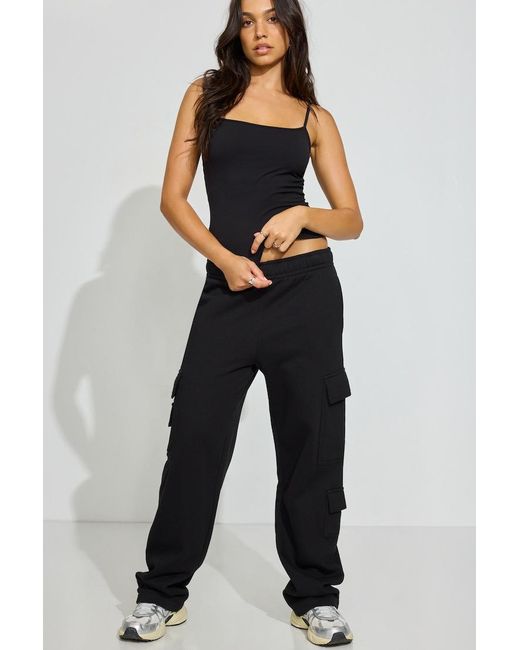 Garage Black Ultrafleece Cargo Sweatpants