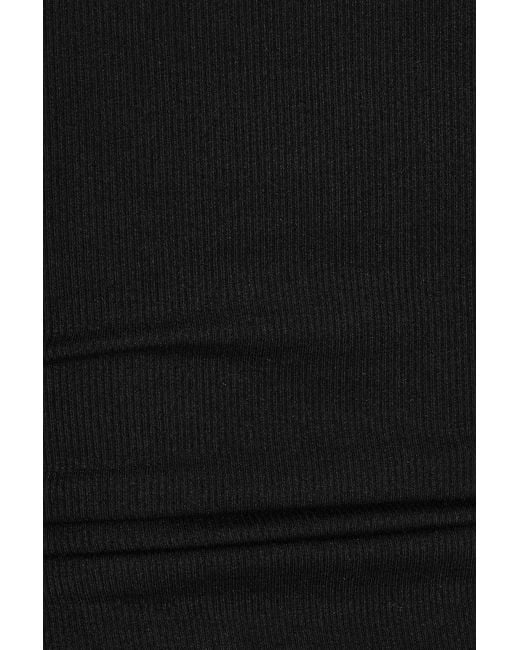 Garage Black Snatchrib Crossover Longsleeve Top
