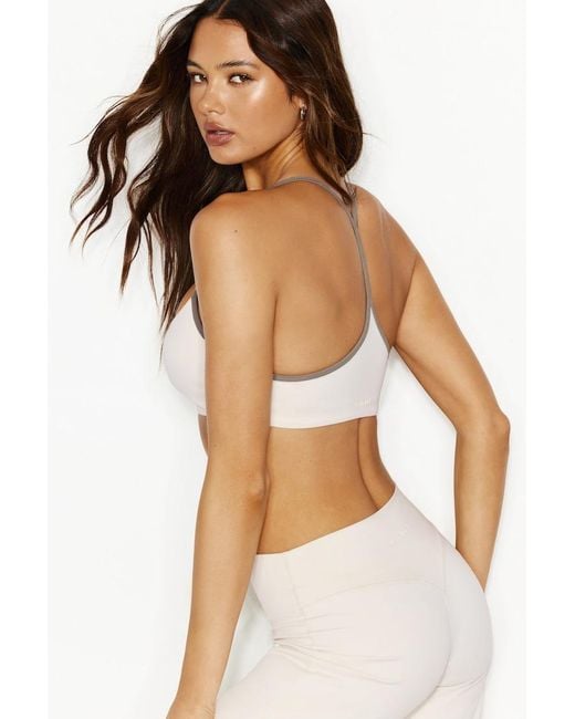 Garage White Active Y-Back Bra