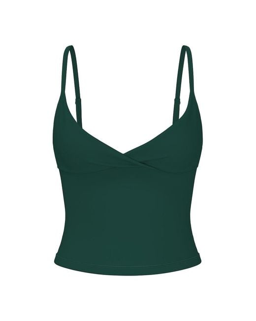 Garage Green Sleek Crossover Cami Top