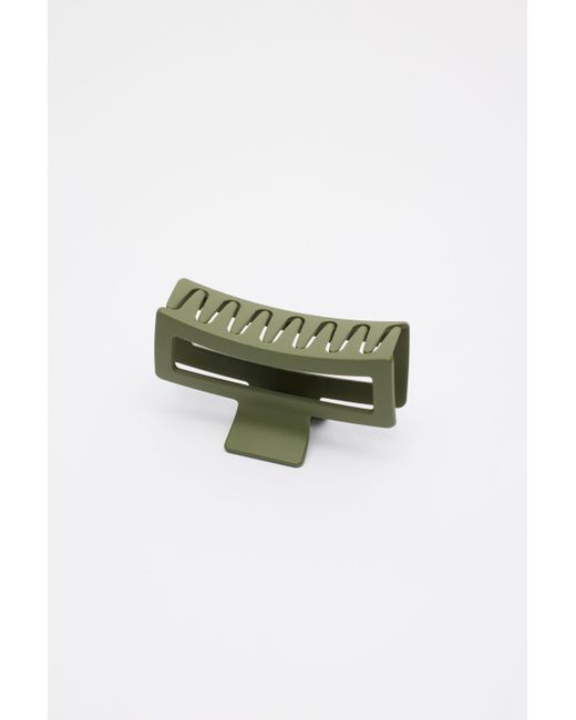 Garage Green Oversized Rectangle Claw Clip