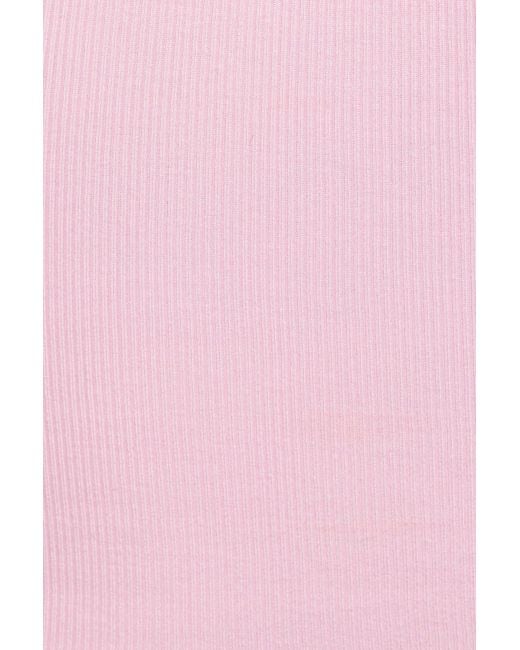 Garage Pink Crossover Long Sleeve Top