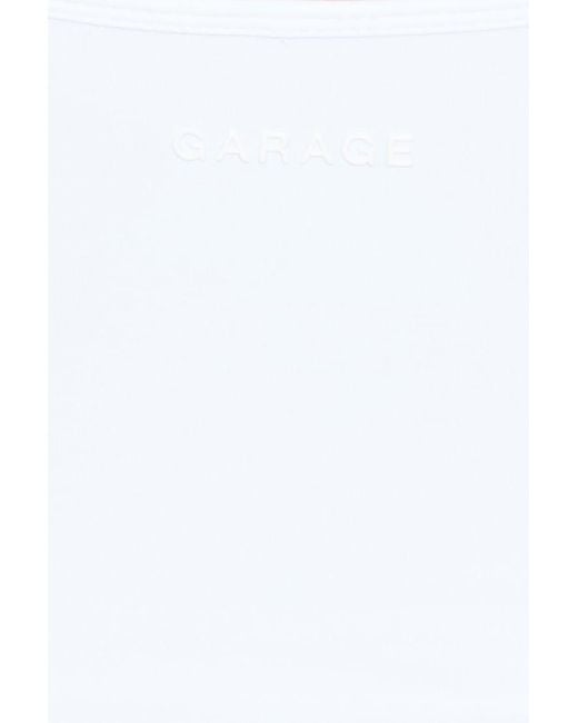 Garage White Active Underbust Cami Top