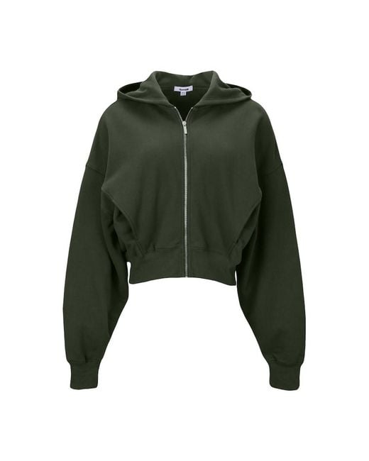 Garage Green Ultrafleece Cotton Zip Hoodie