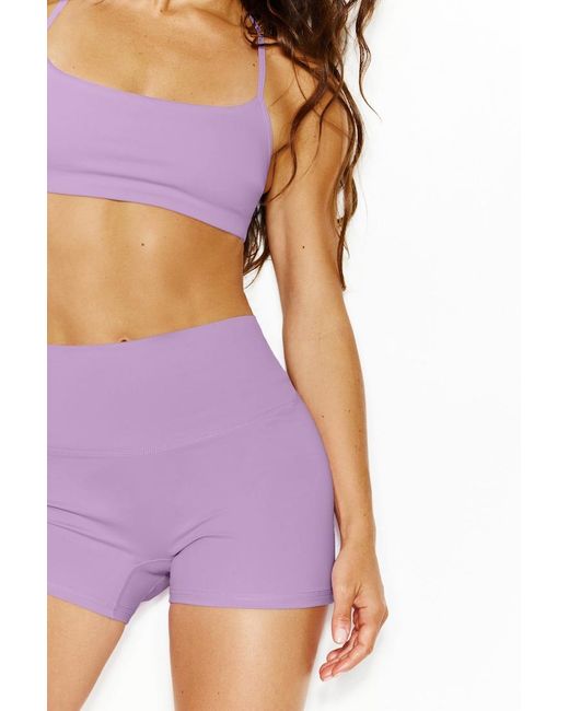 Garage Purple Active Booty Shorts