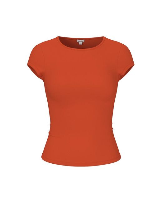 Garage Orange Sleek Crewneck T-Shirt