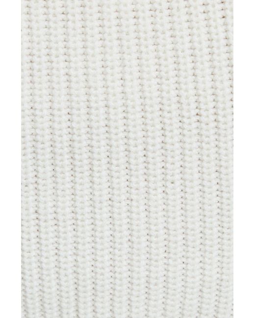 Garage White Supersoft Crop Sweater