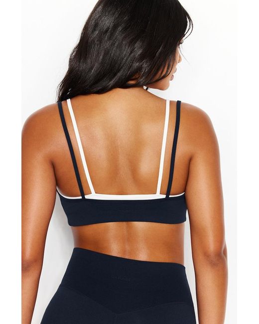 Garage Blue Active Double Layer Bra