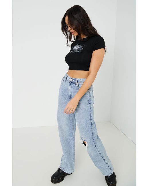 Garage Denim Street Wide Leg Jean in 