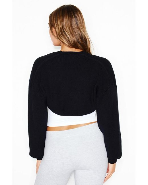 Garage Black Long Sleeve Shrug Cardigan