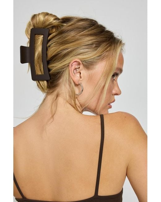 Garage Natural Oversized Rectangle Claw Clip