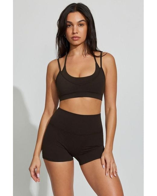 Garage Brown Active Booty Shorts
