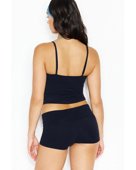 Garage Blue Active Layered Tank Top