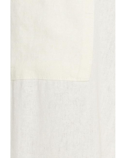Garage Multicolor Millie Linen Pull-On Pants