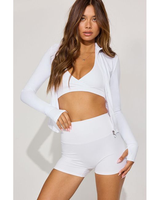 Garage White Softactive Seamed Jacket