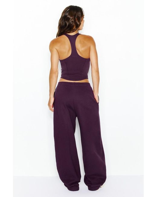 Garage Purple Ultrafleece Barrel Leg Sweatpants