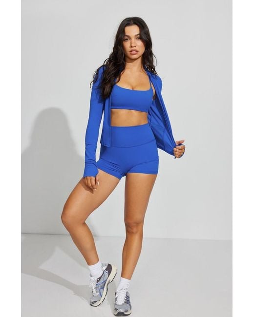 Garage Blue Active Booty Shorts